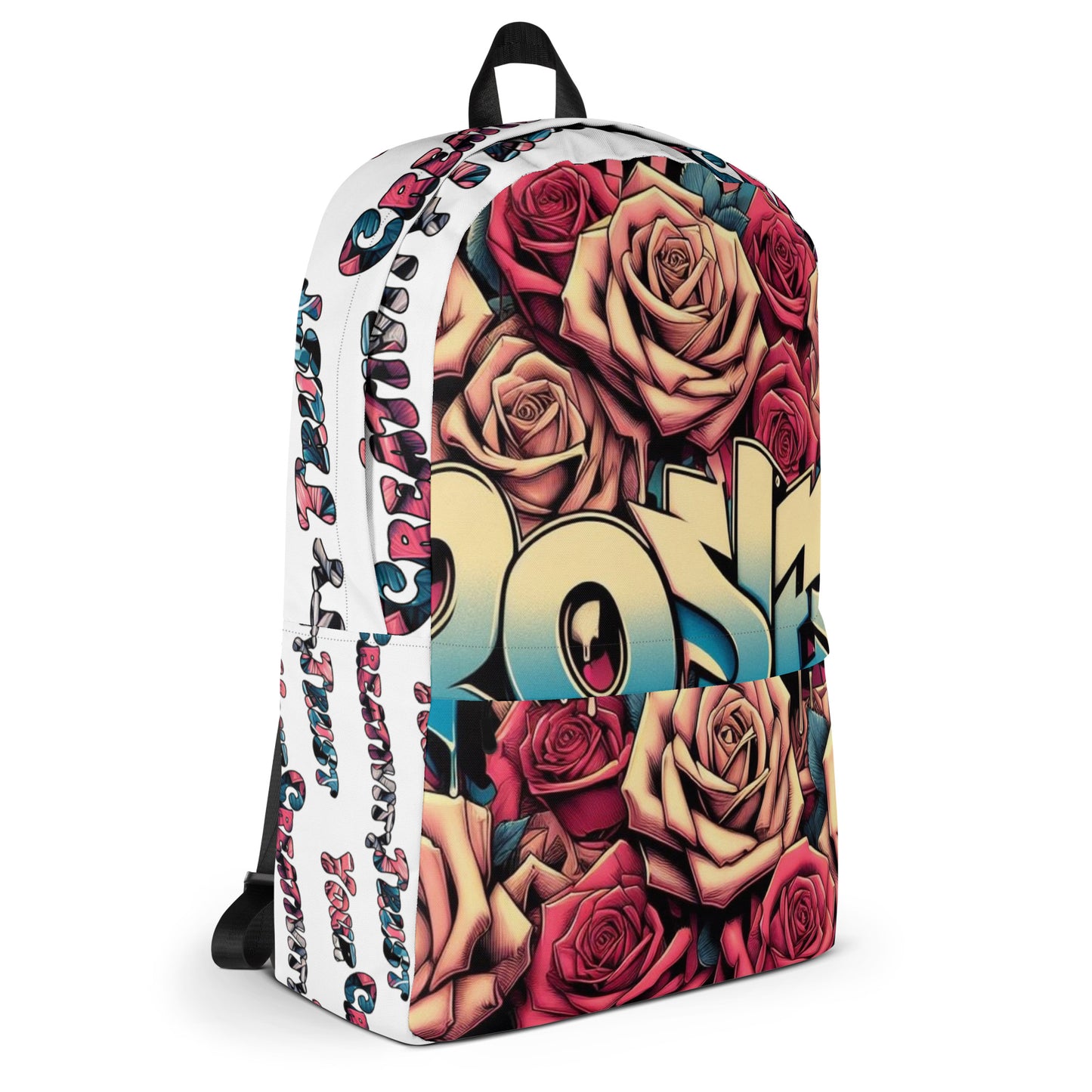 Roses Graffiti #27 Backpack