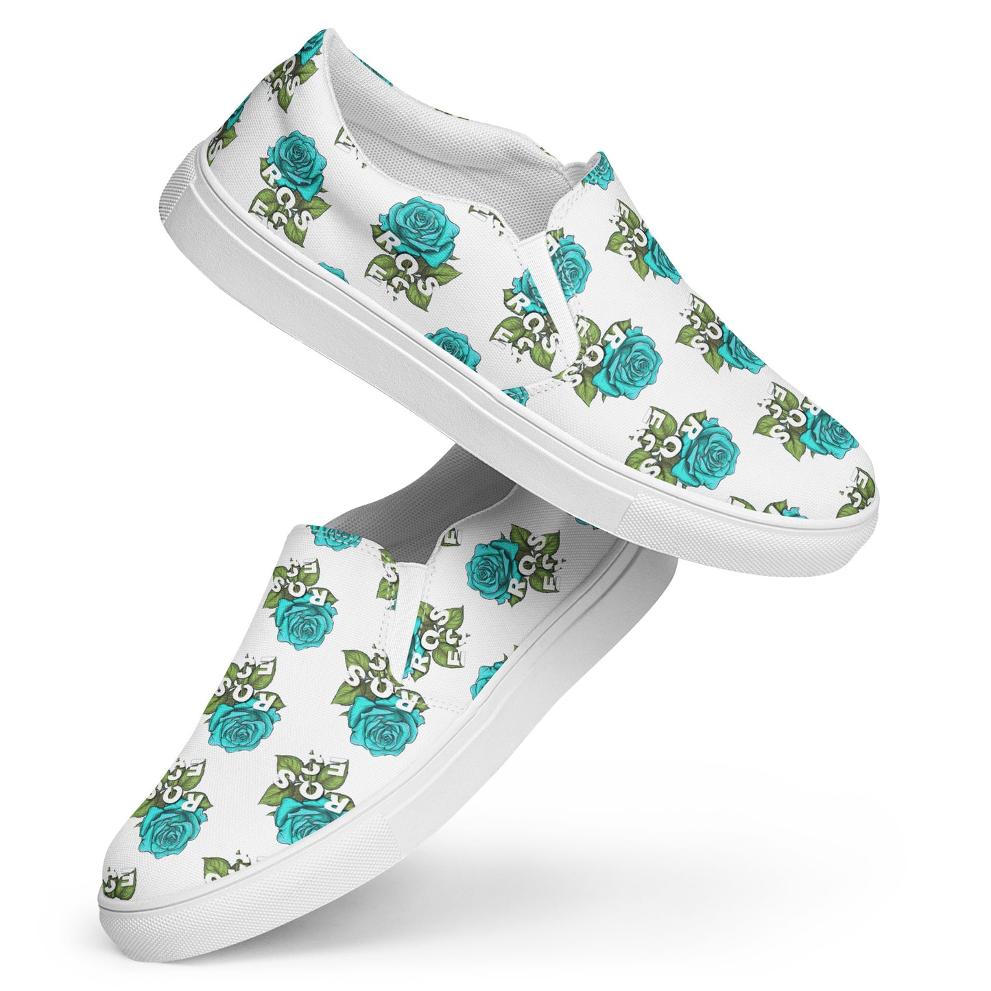 Roses Signature Turquoise Women’s Slip-On Shoes